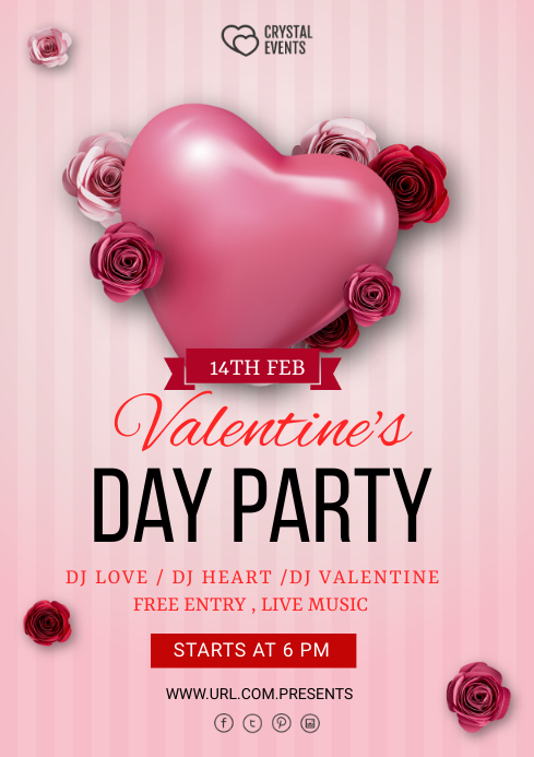 VALENTINE'S DAY TEMPLATE | PosterMyWall