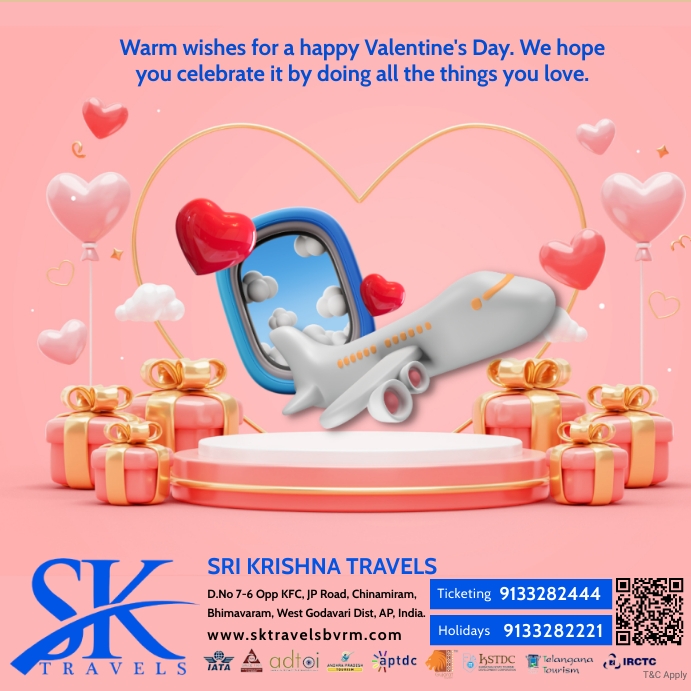 valentine's day travel packages Template PosterMyWall