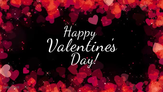 Valentine's day Video Greeting Card Wishes Ad template