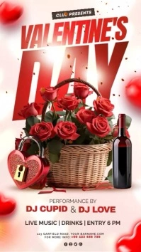 valentine's day video instagram story template