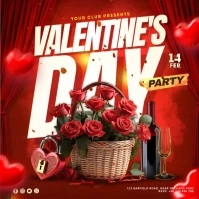 valentine's day video template Instagram Post