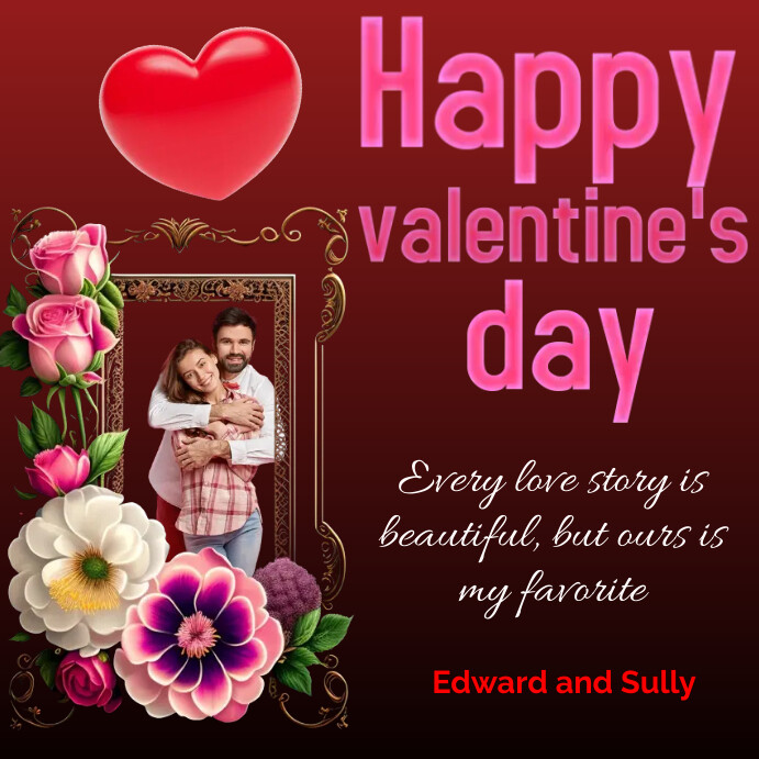 Valentine's Instagram Post template