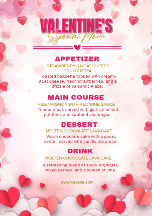 valentine's Template | PosterMyWall