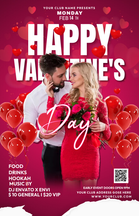Valentine's Tabloid template