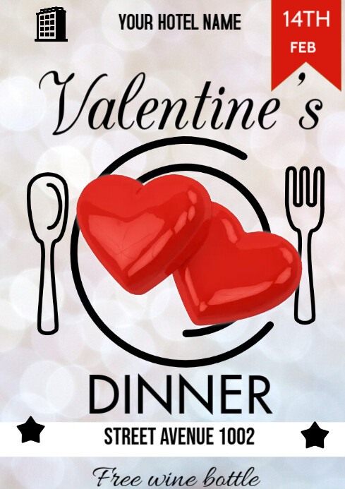 Valentine S Dinner Template PosterMyWall