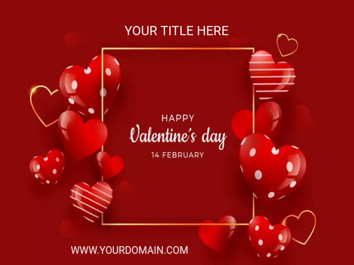 VALENTINE'S PARTY (3) Yard Sign template