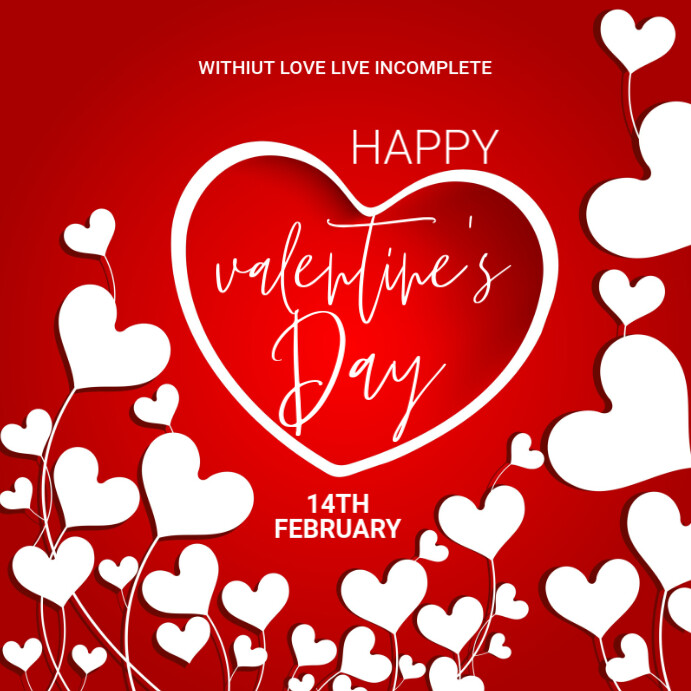 Valentine's Post Template | PosterMyWall