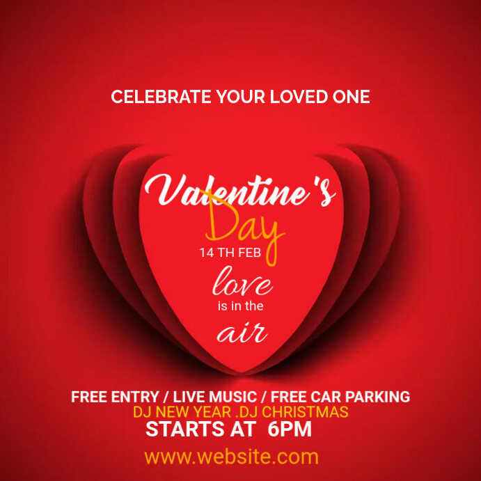 Valentine's Post Template | PosterMyWall