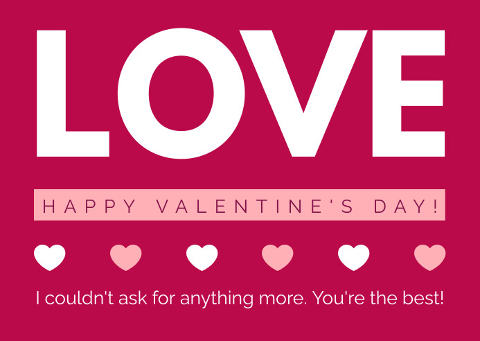 Valentine's Postcard Template | PosterMyWall