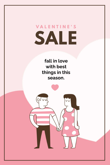 Valentine's Retail Templates Pinterest Graphic