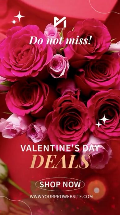 Valentine's Special Deal Video Ad Instagram Story template
