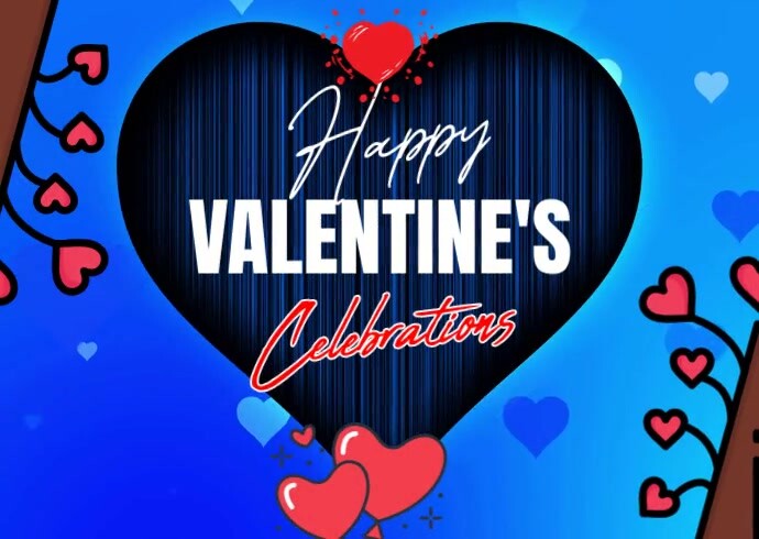 Valentine's Template Postal