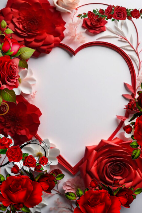 Valentine background template design | PosterMyWall