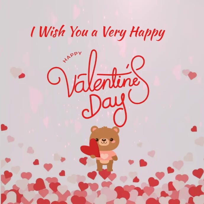 Valentine Day,Valentine Wishes Template | PosterMyWall