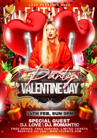 VALENTINE DAY A3 template