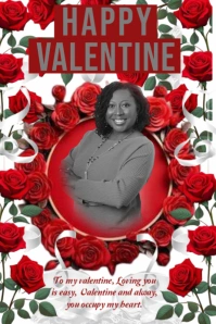 valentine day Illustration Pinterest template