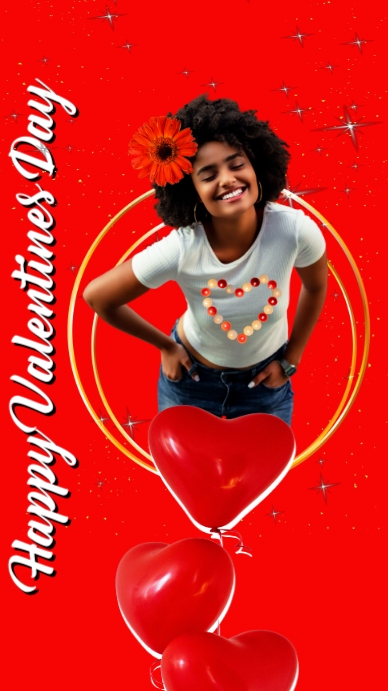 Valentine day WhatsApp Status template