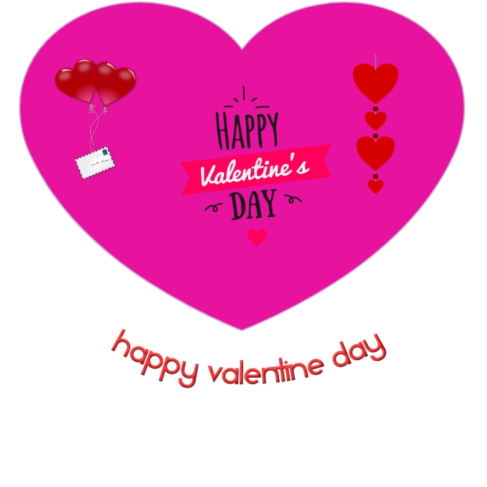 VALENTINE DAY Instagram Post template
