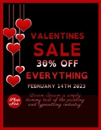 VALENTINE DAY FLYER template