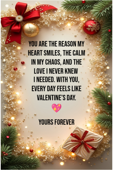 Valentine Day Message Template | PosterMyWall