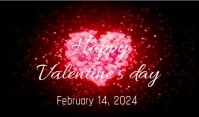 Valentine day wishing videos Тег template