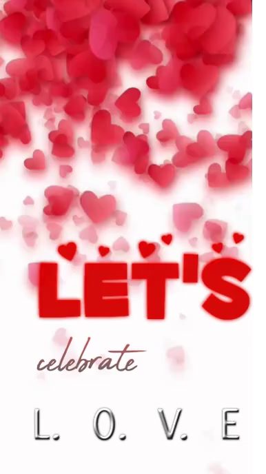 Valentine Tiktok Video template