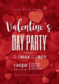 Valentine A4 template