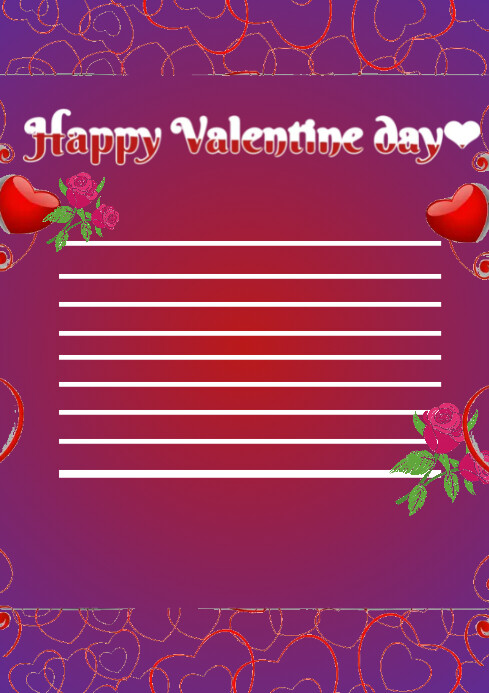 Valentine Template PosterMyWall
