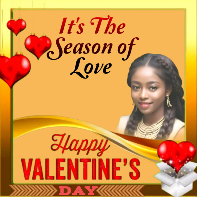 VALENTINE Instagram Post template