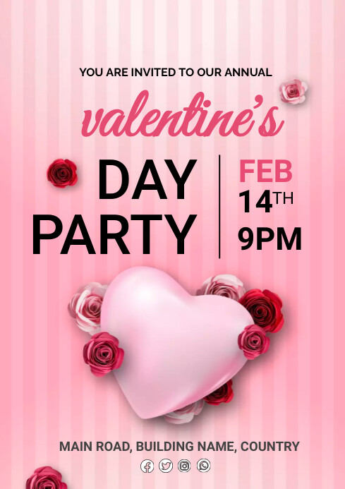 Valentine Template PosterMyWall