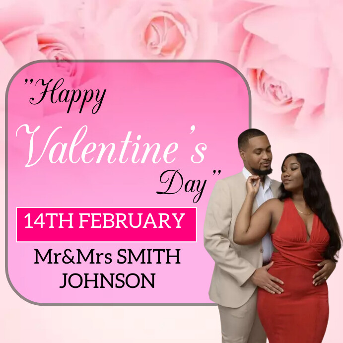 Valentine Square (1:1) template