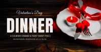 Valentine Dinner Facebook Shared Image template