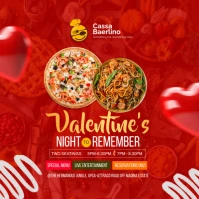 Valentine Dinner Post Instagram template