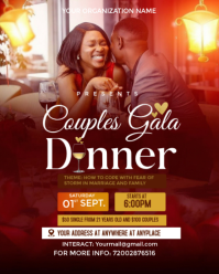 Valentine flyer Instagram Portrait template