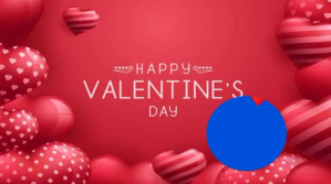 Valentine flyer template Twitter-bericht