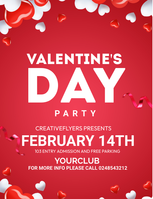 Valentine Flyer Template PosterMyWall