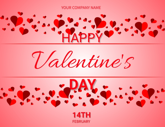 valentine flyer template Volantino (US Letter)