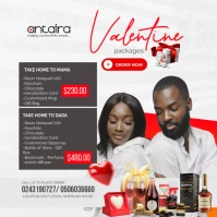 Valentine Promo Instagram-Beitrag template