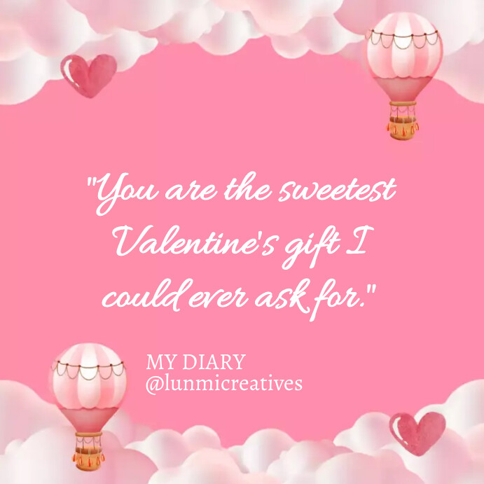 Copy of Valentine quote | PosterMyWall