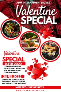 Valentine special Poster template