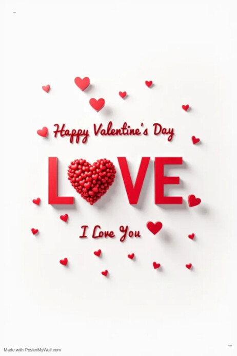 Valentine Template Poster