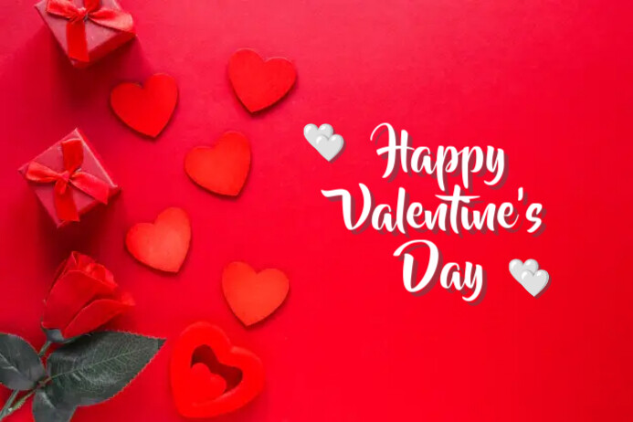 Valentine Template 海报