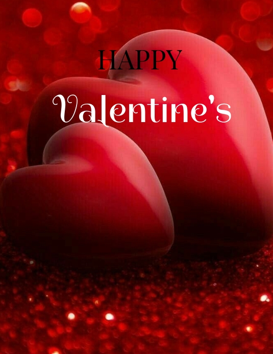 valentine templete Flyer (US Letter) template