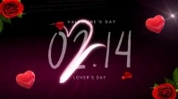 Valentine video Digital Display (16:9) template