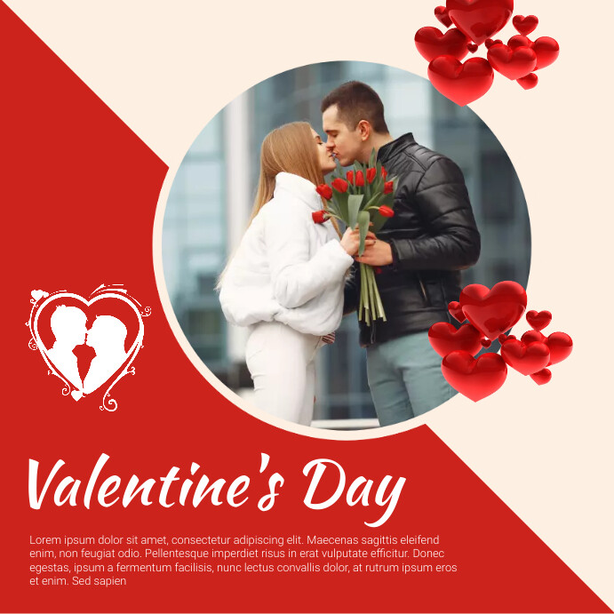 valentine6 Instagram Post template