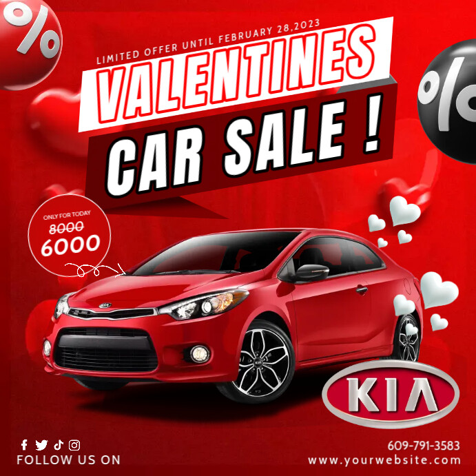 Valentines Car Sale Instagram Template PosterMyWall