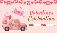 Valentines Celebration Tag template