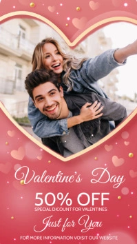 valentines collage Instagram-Story template