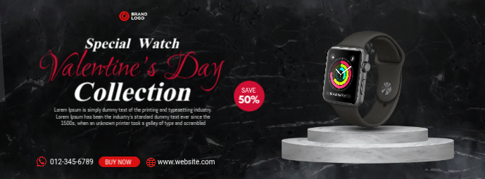 Valentines Collection Facebook Cover Photo template