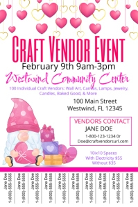 customizable design templates for vendor event postermywall sample vending flyers